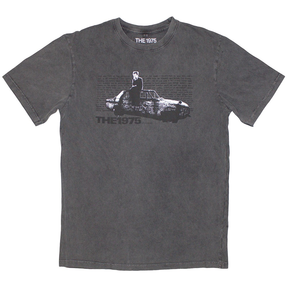 The 1975 - Car Photo Heren Tshirt - Grijs